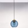 Modré skleněné závěsné světlo Nova Luce Midori 24 cm -fv-interier-25