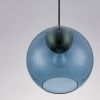 Modré skleněné závěsné světlo Nova Luce Midori 24 cm -fv-interier-25