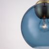 Modré skleněné závěsné světlo Nova Luce Midori 24 cm -fv-interier-25