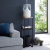 Černý kovový stojan na květiny Yamazaki Tower 80 cm -fv-interier-25
