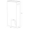 Bílý kovový stojan na toaletní papír Yamazaki Tower 40 cm