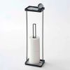 Černý kovový stojan na toaletní papír Yamazaki Tower 52 cm -fv-interier-25