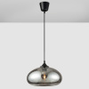 Šedé skleněné závěsné světlo Nova Luce Savaz 28 cm -fv-interier-25