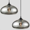 Šedé skleněné závěsné světlo Nova Luce Savaz 28 cm -fv-interier-25