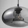 Šedé skleněné závěsné světlo Nova Luce Savaz 28 cm -fv-interier-25