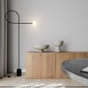 Černá kovová stojací lampa Nova Luce Dedalo 150 cm -fv-interier-25