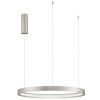 Stříbrné kovové závěsné LED světlo Nova Luce Perrine 60 cm