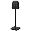 Černá kovová nabíjecí stolní LED lampa Nova Luce Colt S