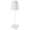 Bílá kovová nabíjecí stolní LED lampa Nova Luce Colt II. M