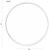 Béžové kovové závěsné zrcadlo ZUIVER BUBBLES 50 cm
