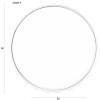Černé kovové závěsné zrcadlo ZUIVER BUBBLES 50 cm