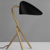Černo-zlatá kovová stolní lampa Nova Luce Cork -fv-interier-25