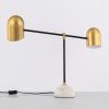 Zlatá kovová stolní lampa Nova Luce Nela -fv-interier-25