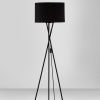 Černá kovová stojací lampa Nova Luce Retro 145 cm -fv-interier-25