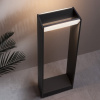 Tmavě šedé kovové venkovní sloupkové LED světlo Nova Luce Twin 60 cm -fv-interier-25