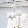 Bílý kovový závěsný držák na sklenice Yamazaki Tower 26 cm -fv-interier-25