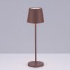 Hnědá kovová nabíjecí stolní LED lampa Nova Luce Seina -fv-interier-25