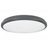 Tmavě šedé venkovní stropní LED světlo Nova Luce Tommy 32 cm