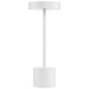 Bílá kovová zahradní stolní LED lampa Nova Luce Fumo