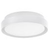 Bílé kovové venkovní stropní LED světlo Nova Luce Oliver 27 cm
