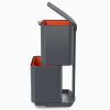 Šedý koš na tříděný odpad Totem Compact 40 l -fv-interier-25