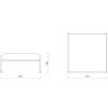 411547 zluta calounena podnozka toom 90 5 x 90 5 cm