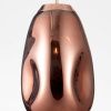 Měděné skleněné závěsné světlo Nova Luce Lava 22 cm