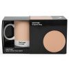 Světle oranžový porcelánový hrnek Pantone Peach Fuzz 13-1023 375 ml