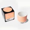 Světle oranžový porcelánový termohrnek Pantone Cortado Peach Fuzz 13-1023 175 ml -fv-interier-25