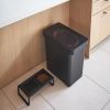 Černý plastový zásobník krmiva Yamazaki Tower 25 l -fv-interier-25
