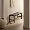 Černá kožená lavice Kave Home Calixta 120 cm -fv-interier-25