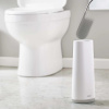 Bílo-šedá plastová WC štětka Flex -fv-interier-25