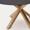 Matně černý skleněný jídelní stůl Kave Home Argo 150 cm s přírodní kovovou podnoží -fv-interier-25
