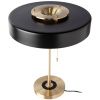 Černá kovová stolní lampa Angel Cerdá No. 8061