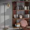 Zlatá kovová stojací lampa Angel Cerdá No. 8069, 164 cm -fv-interier-25