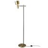Zlatá kovová stojací lampa Angel Cerdá No. 8069, 164 cm