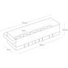 Kouřově šedý plastový zásobník vajec Yamazaki Tower 11 x 37,5 cm -fv-interier-25