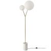 Bílá stojací lampa Angel Cerdá No. 8048, 192 cm