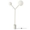 Bílá stojací lampa Angel Cerdá No. 8048, 192 cm