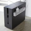 Černý kovový pojízdný box na kabely Yamazaki Tower 34,5 cm -fv-interier-25