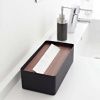 Černý kovový box na ubrousky Yamazaki Rin 26 x 13 cm -fv-interier-25