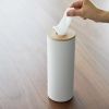 Bílý kovový box na ubrousky Yamazaki Rin 9,2 cm -fv-interier-25