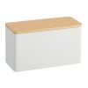 Bílý kovový úložný box Yamazaki Rin 23 x 10,5 cm