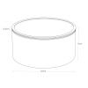 Černý kovový úložný box Yamazaki Rin 22 cm