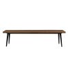 Hnědá lavice DUTCHBONE Alagon 180 cm