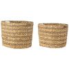 Set dvou dekorativních košů z vodního hyacintu Bloomingville Indra 39x31/43x35 cm