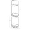 Bílý kovový stojan Yamazaki Tower 67 cm
