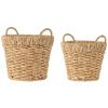 Set dvou dekorativních košů z vodního hyacintu Bloomingville Meluna 34/39 cm
