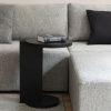 Černý dubový odkládací stolek Holger 40 cm -fv-interier-25
