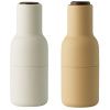 Set dvou béžovo žlutých keramických mlýnků na sůl a pepř AUDO GRINDER 20,5 cm